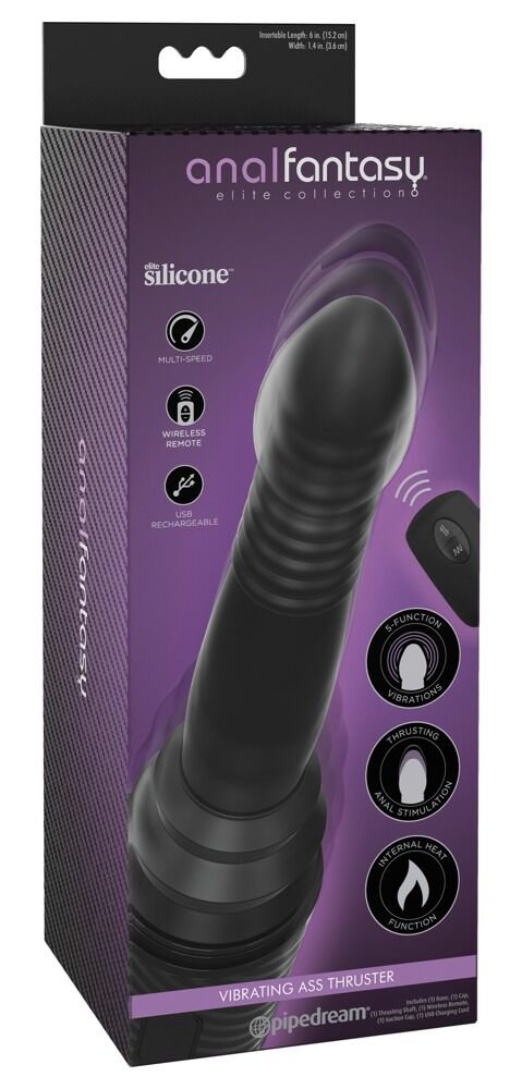 Analvibrator „Vibrating Ass Thruster“, mit Stoßfunktion