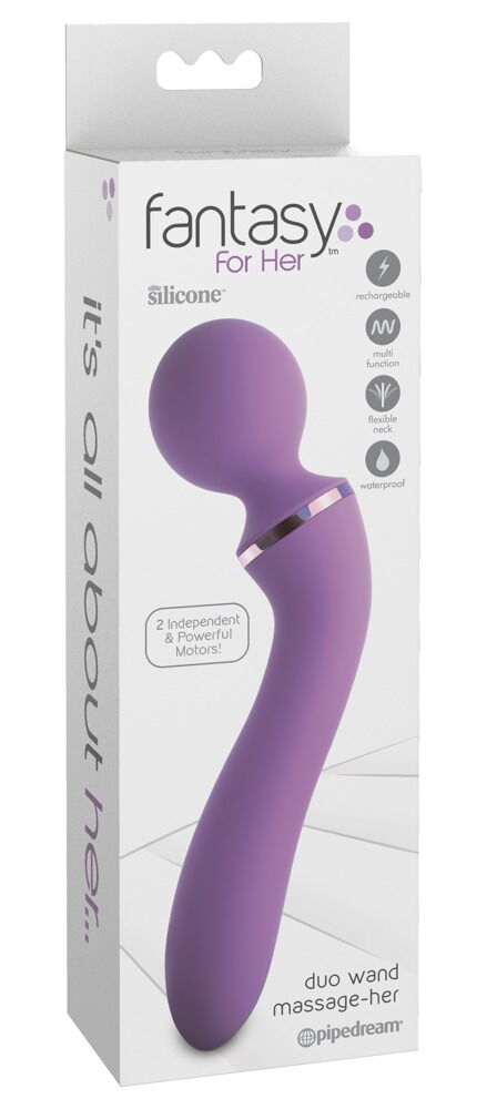 Massagestab „Duo Wand Massage-Her“, beidseitig nutzbar