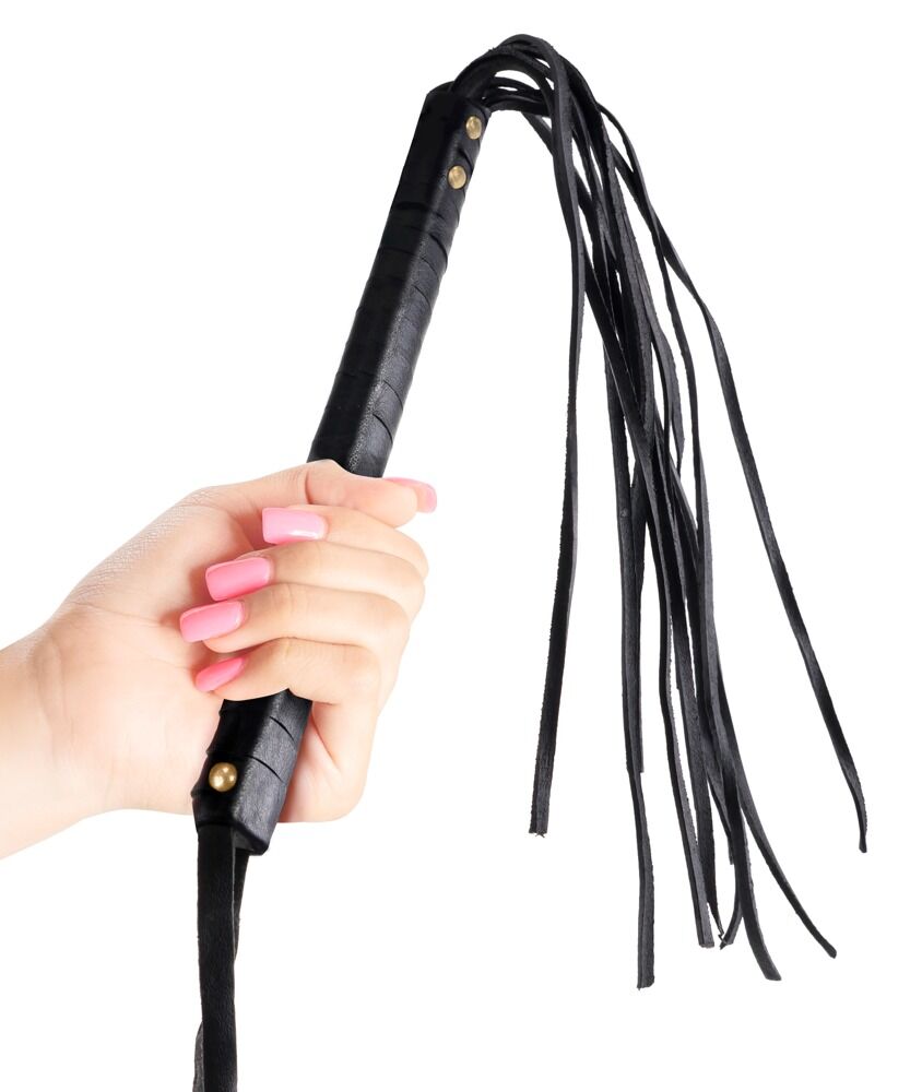 Peitsche „First Time Flogger“, aus Lederimitat, 51,4 cm