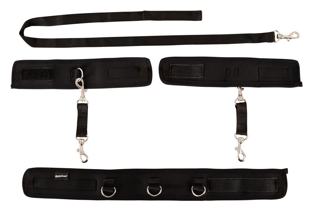 Halsband „Collar with Cuffs and Leash“, mit Hand-Fesseln