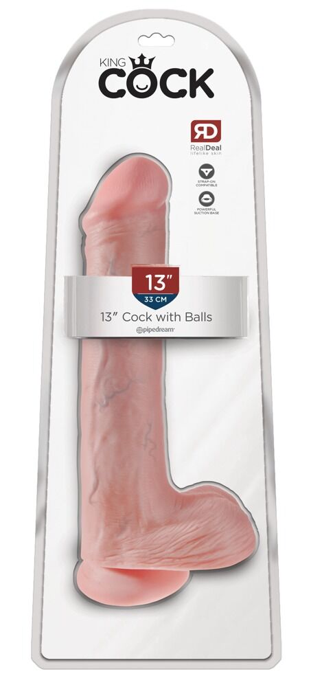 Dildo „13" Cock with Balls“, 33 cm