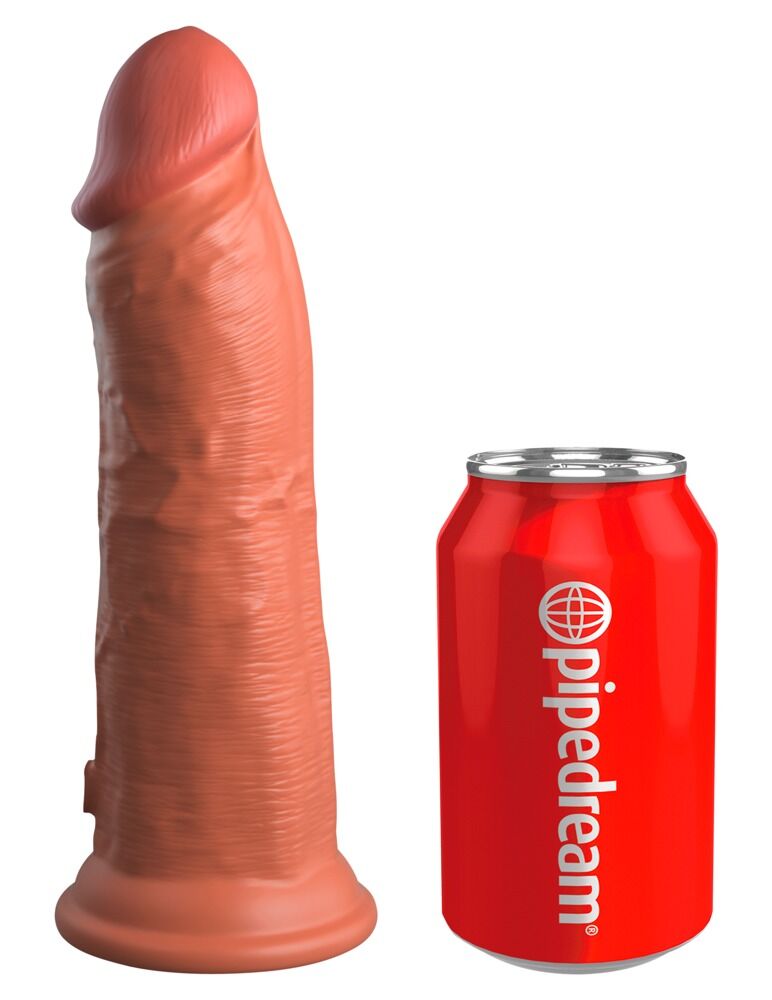 Naturdildo „8“ Dual Density Silicone Cock“ mit extra starkem Saugfuß