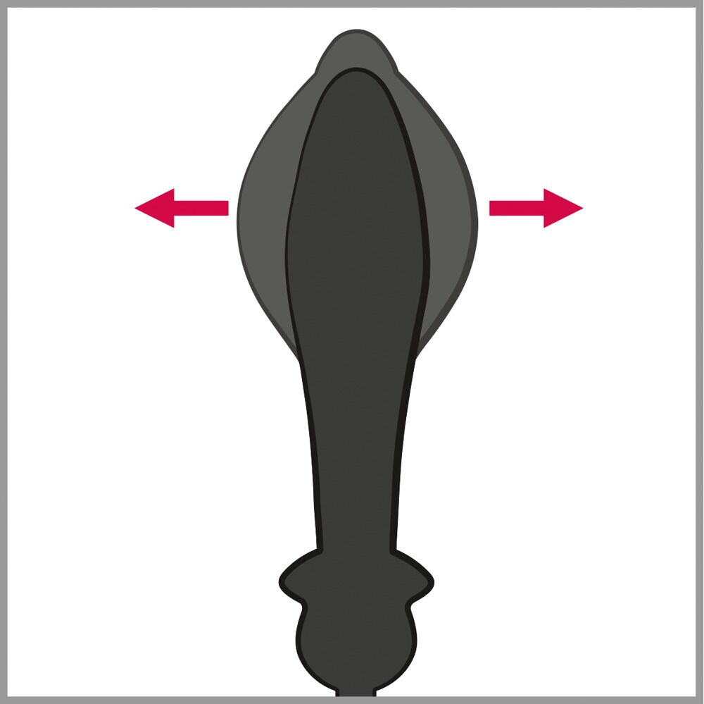 Analvibrator „Auto-Throb Inflatable Vibrating Plug“ zum Aufpumpen