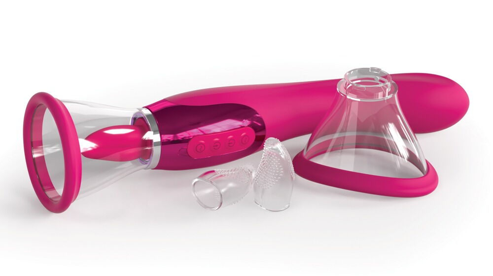 Zungenvibrator „Apex“ mit Saugschale