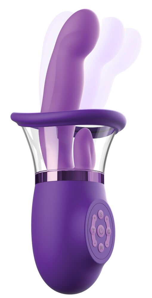 Vibrator „Ultimate Pleasure Pro Plus“ mit Saugschale und Vibro-Zunge