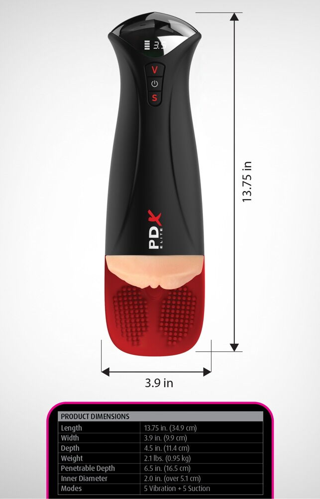 Masturbator „Fuck-O-Matic Pro XL“ mit Hyper Pulse Hodenmassage