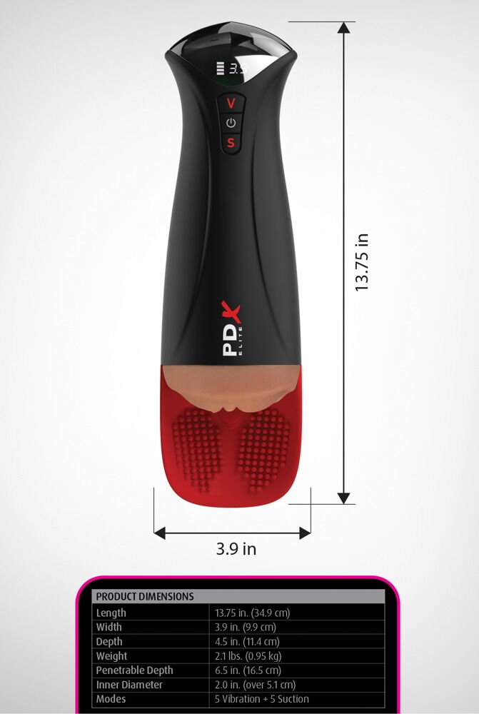 Masturbator „Fuck-O-Matic Pro XL“ mit Hyper Pulse Hodenmassage
