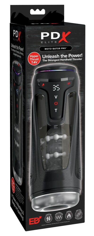 Masturbator „Moto-Bator Pro“ mit Vibration und Stoßmassage