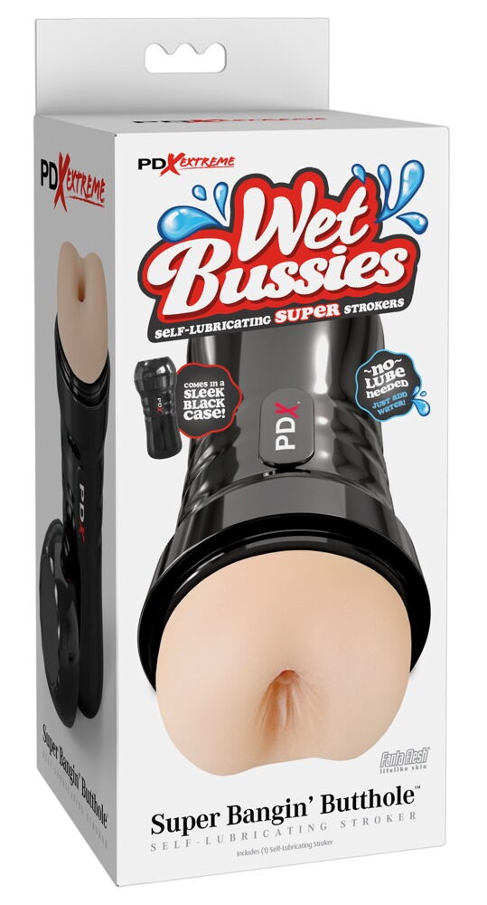 Masturbator „Wet Bussies Super Banging Butthole" innen mit Stimulationsstruktur