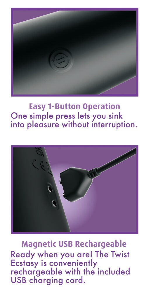 Analvibrator „Twist Ecstasy“ im intensiven Spiral-Design