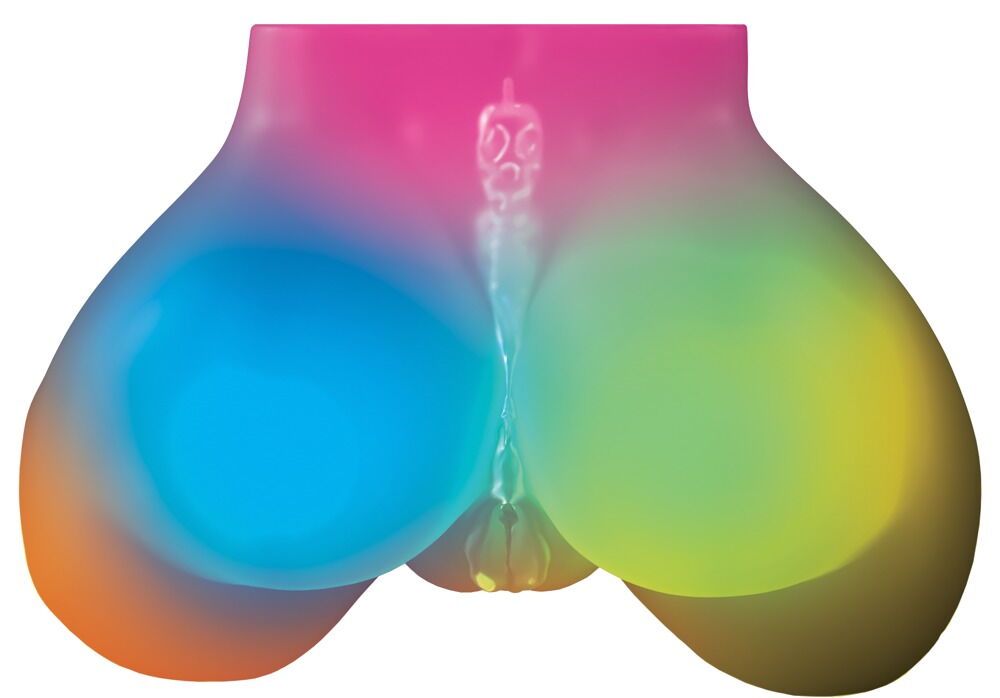 Torso-Masturbator „Go-Go Booty LED“ mit Light-Show in 16+ Modi