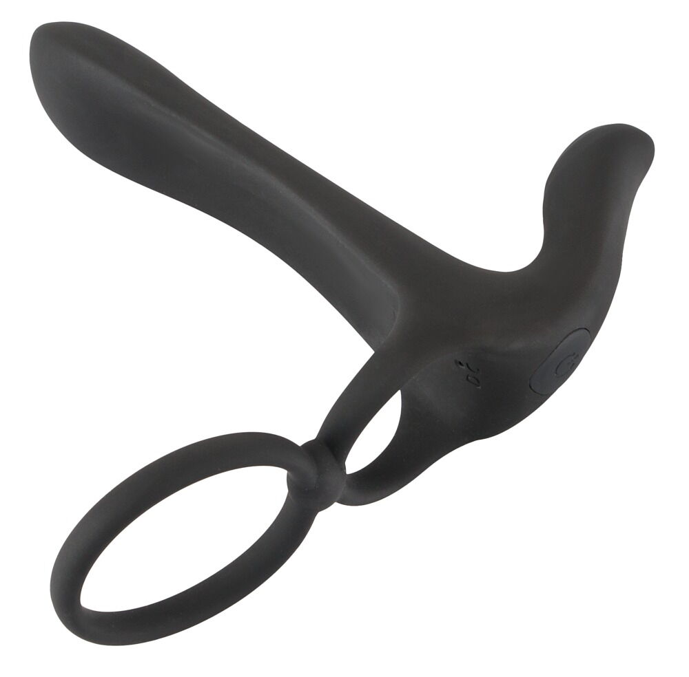 Paarvibrator „Couple's Vibrator“ mit Penis-/Hodenring und Klitorisstimulator