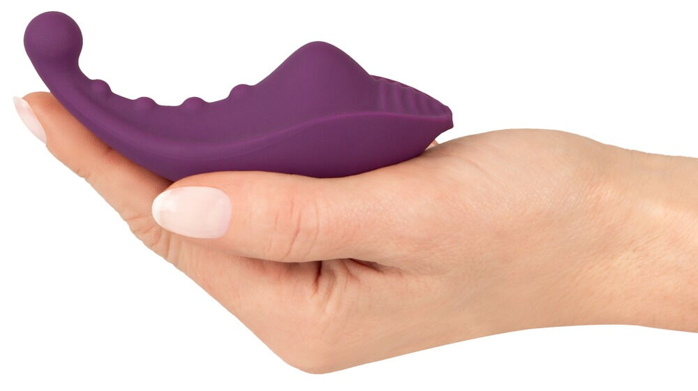 Auflegevibrator „RC Slip Vibrator“ mit 10 Vibrationsmodi per Fernbedienung