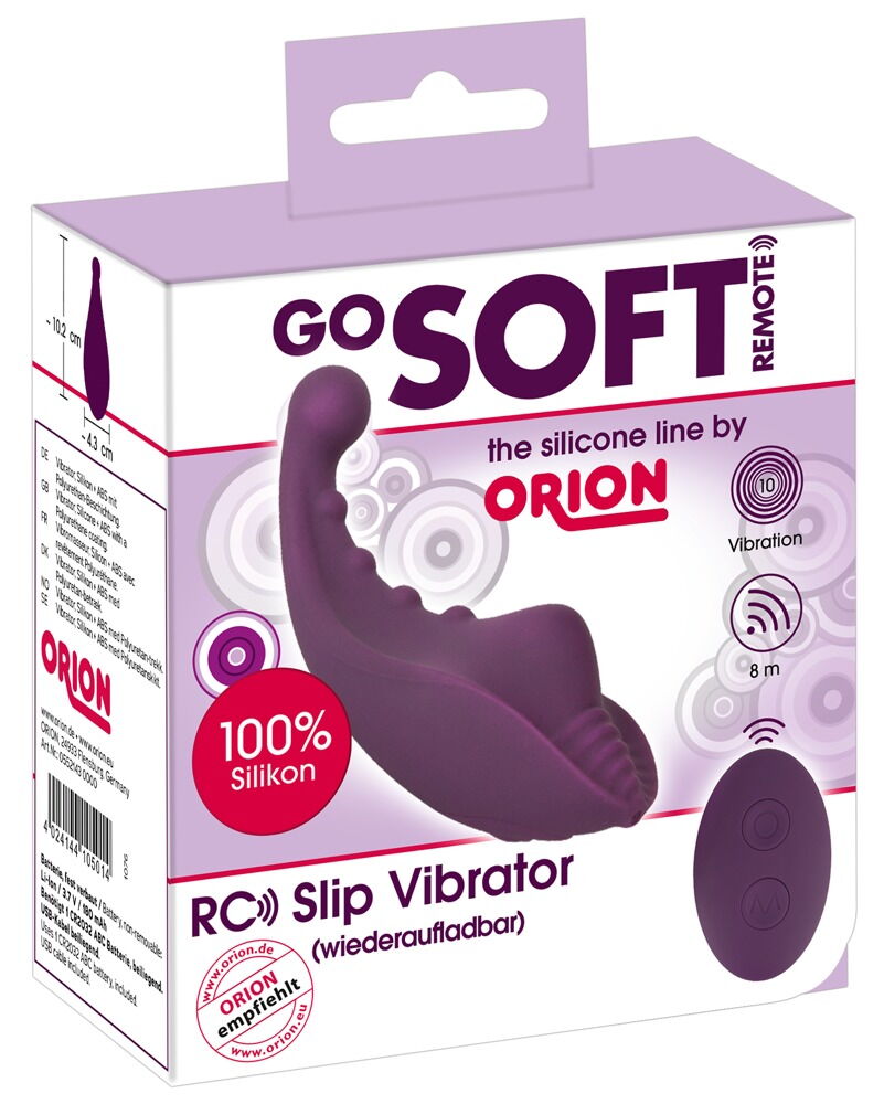 Auflegevibrator „RC Slip Vibrator“ mit 10 Vibrationsmodi per Fernbedienung