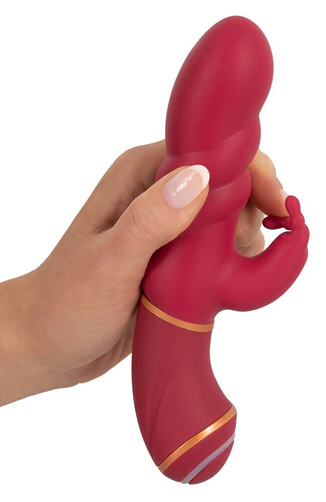 Rabbitvibrator „O Lovers Rabbit“, 19 cm, mit 2 Motoren