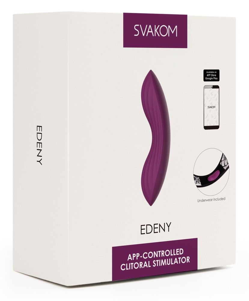 Auflegevibrator „Edeny“, 11 Vibrationsmodi per App
