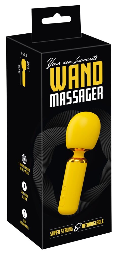 Massagestab „Wand Massager“, 5 Vibrationsmodi in 3 Geschwindigkeiten