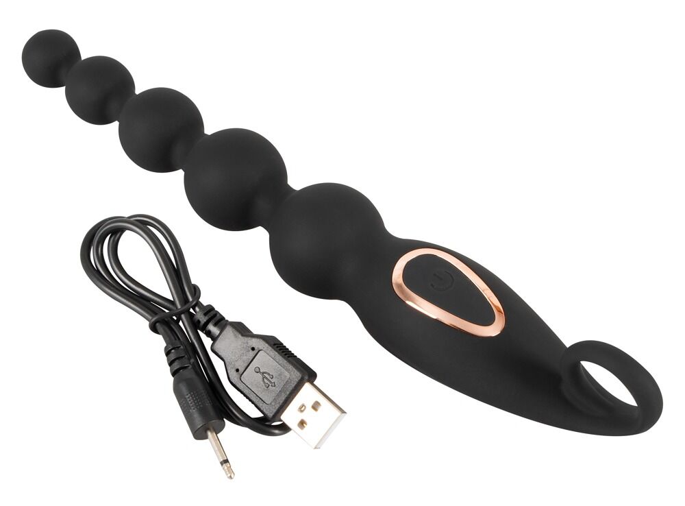 Analvibrator „Anal Beads with Vibration“ mit flexibler Kugelspitze