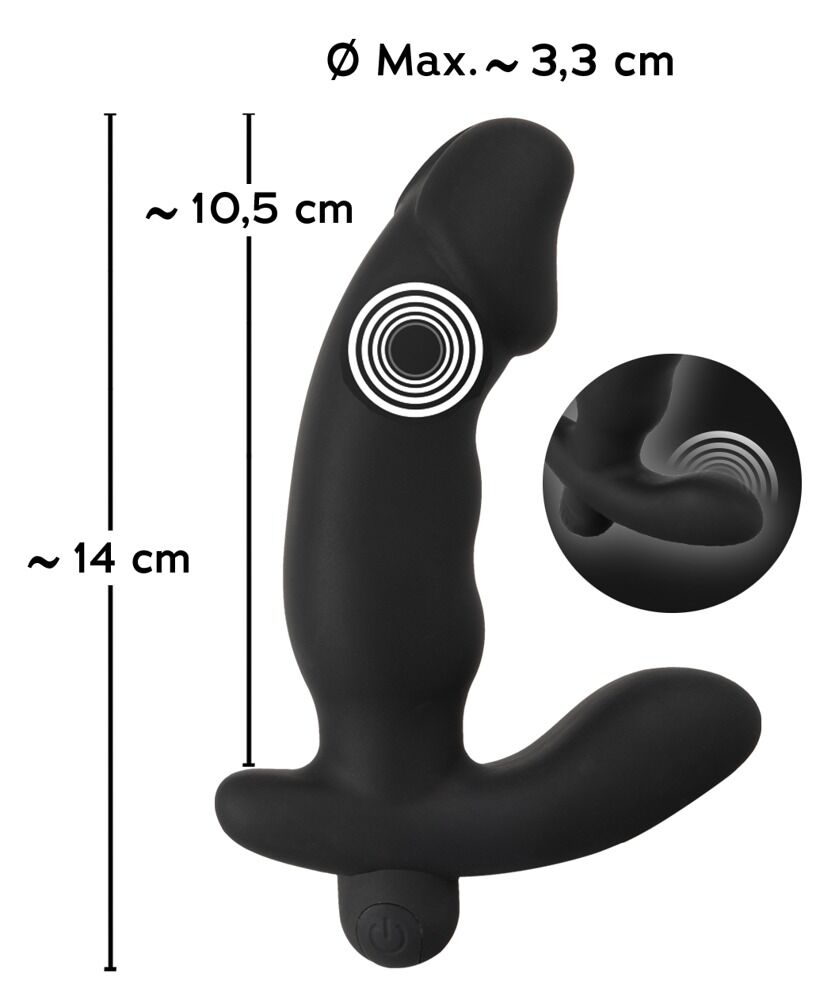 Analplug „Cock Shaped Butt Plug with Vibration“, 10 Vibrationsmodi