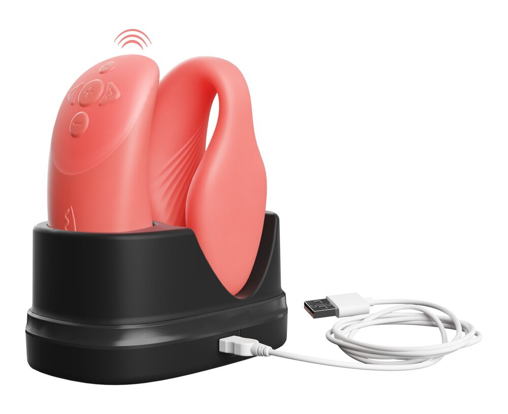 Paarvibrator „Chorus“, mit Biofeedback-Fernbedienung