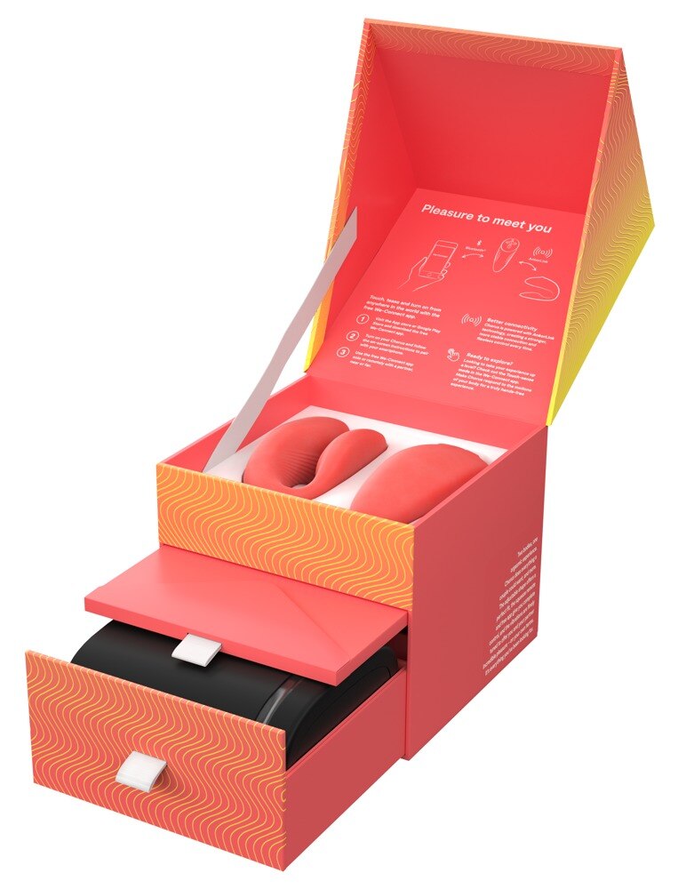 Paarvibrator „Chorus“, mit Biofeedback-Fernbedienung