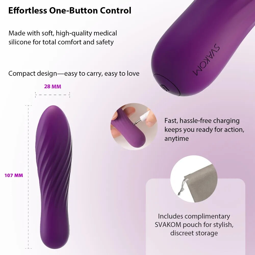 Minivibrator „Tulip“, 10 Vibrationsmodi