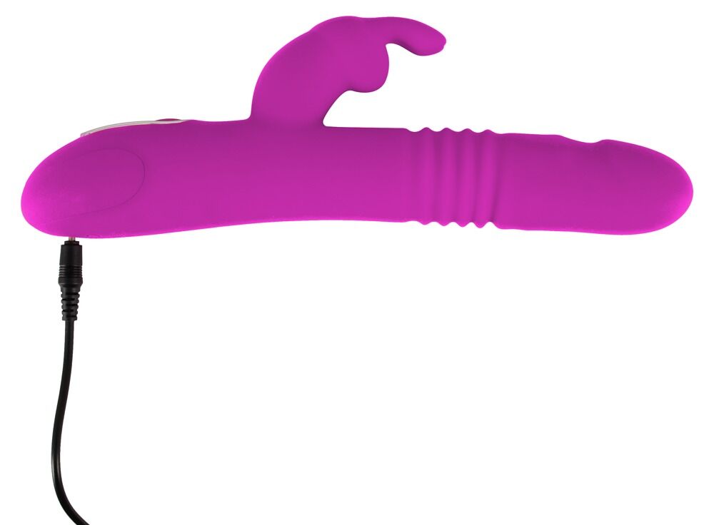 Rabbitvibrator „Thrusting Pearl“ mit Stoßfunktion und Rotation