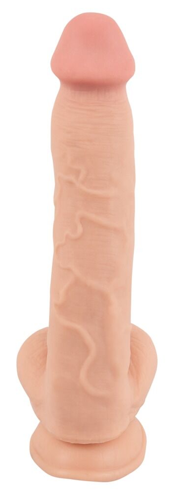 Naturdildo „Dildo with moveable Skin“ mit Saugfuß