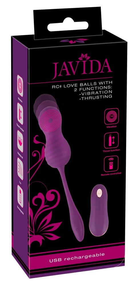 Vibrokugeln „RC Love Balls with 2 Functions“, 60 g