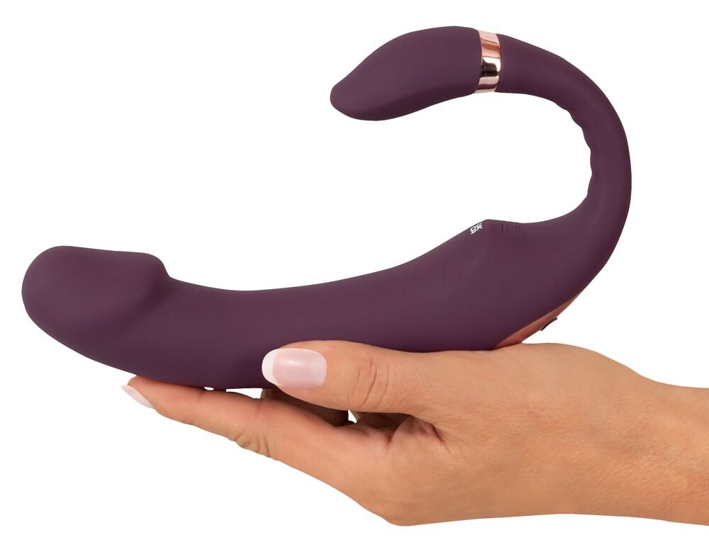 „Nodding Tip Vibrator with Bendable Clit Stimulator“