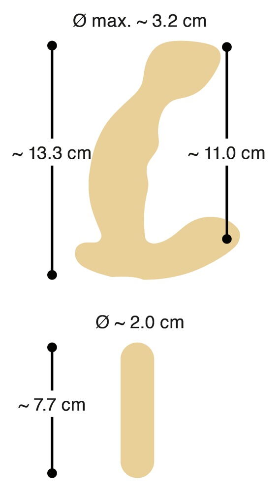 Prostata-Vibrator mit Fernbedienung