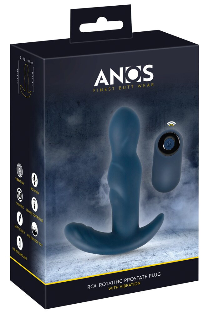 Vibro-Analplug „RC Rotating Prostate Plug with Vibration"