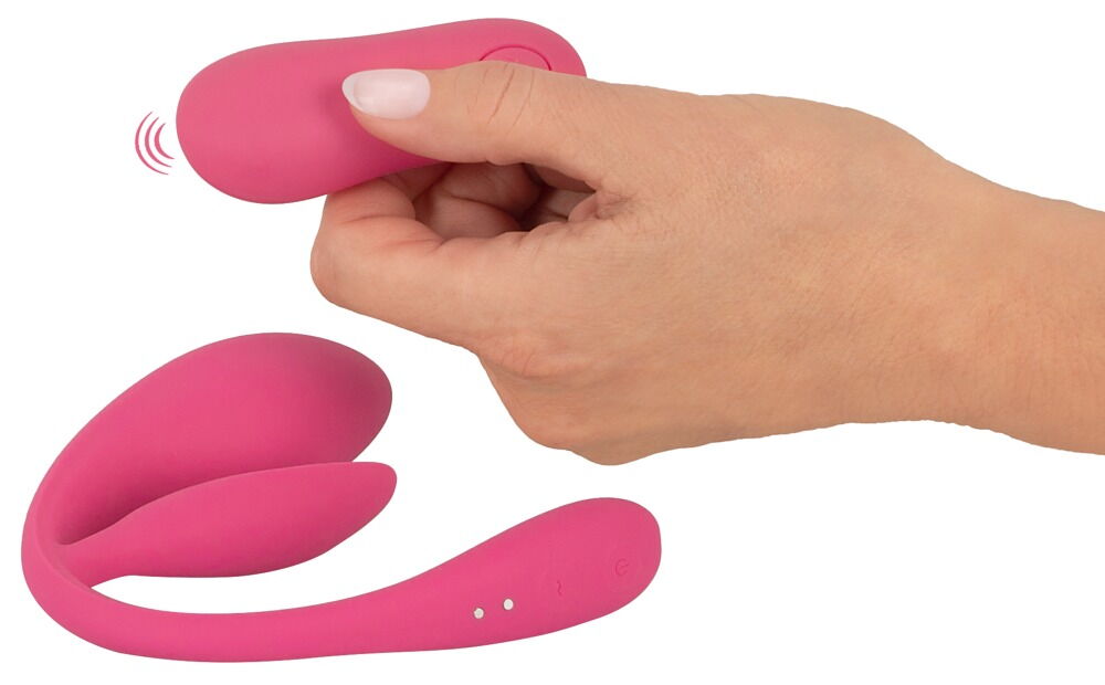 Vibro-Ei „RC Double Pleasure Love Ball“ mit Klitorisvibrator