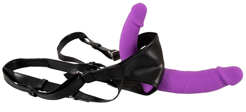 „Super Soft Double Strap-On“ mit herausnehmbarem Doppeldildo