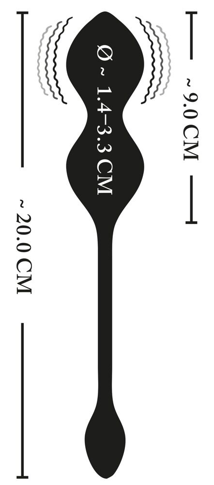 Reizstrom-Liebeskugeln mit Fernbedienung
