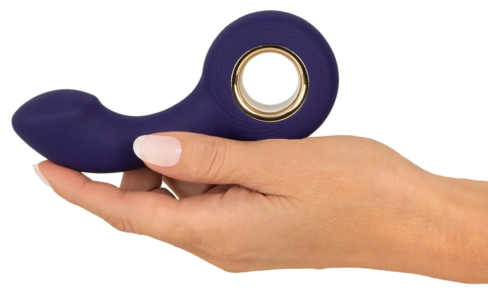 „Vibrating G- & P-Spot Massager“ mit praktischem Haltering