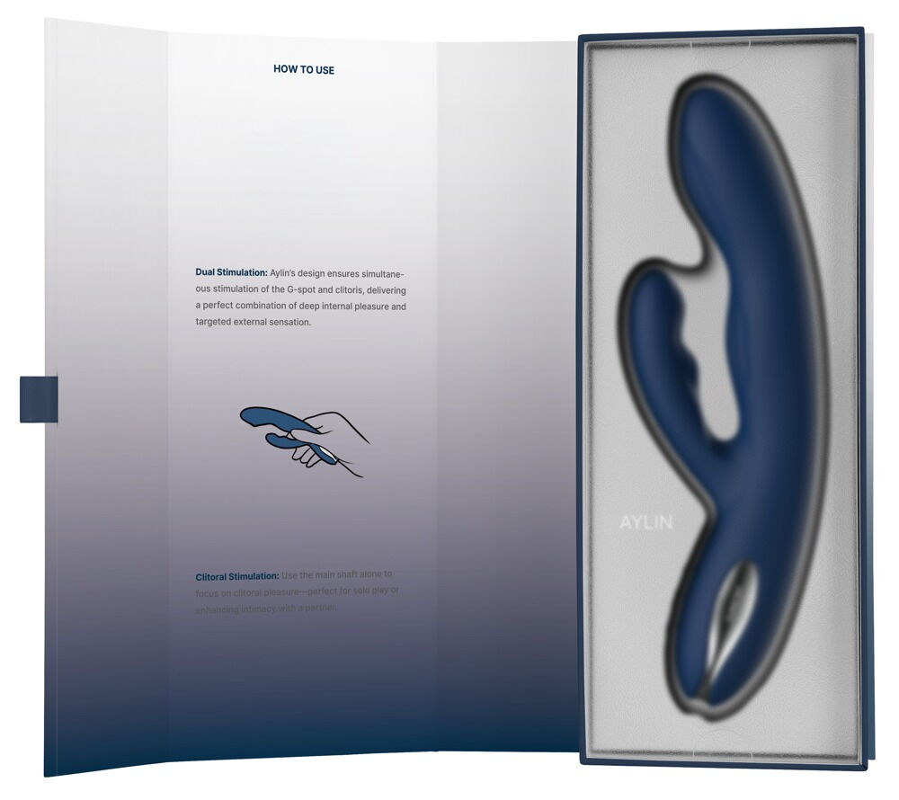 Rabbitvibrator „Aylin“ mit pulsierender Spitze