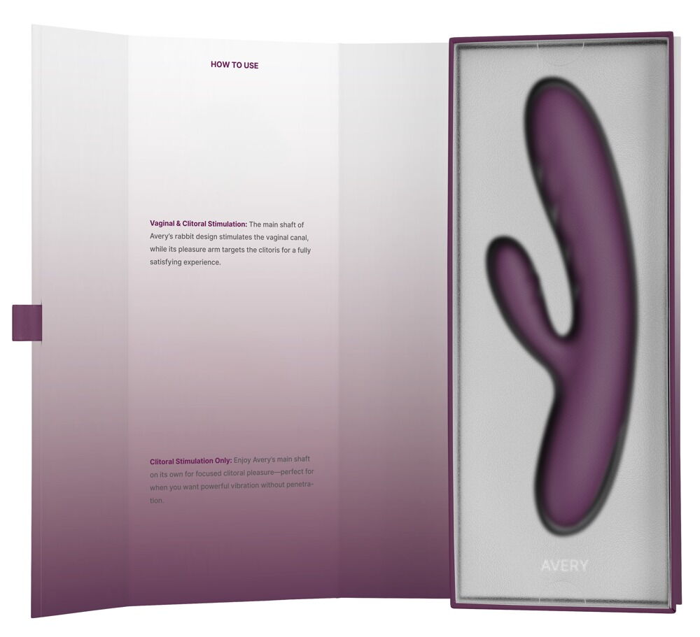 Rabbitvibrator „Avery“ mit Stoßfunktion