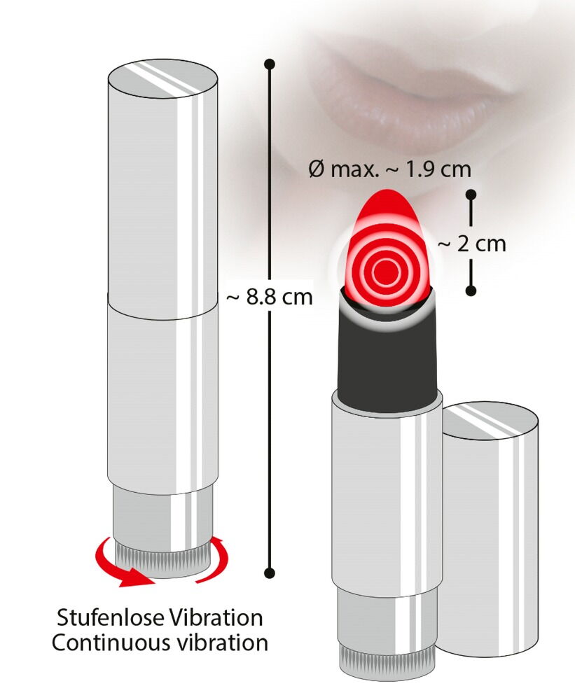 Minivibrator „Kiss Me“