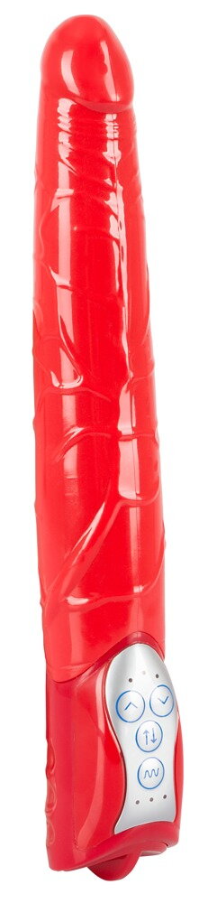 Naturvibrator „Red Push“, 27,5 cm, mit Stoßfunktion