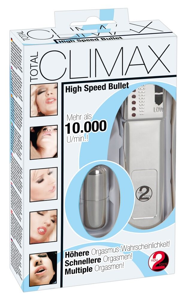 Vibro-Ei „Total Climax High Speed Bullet“ mit 10.000 Umdrehungen pro Minute