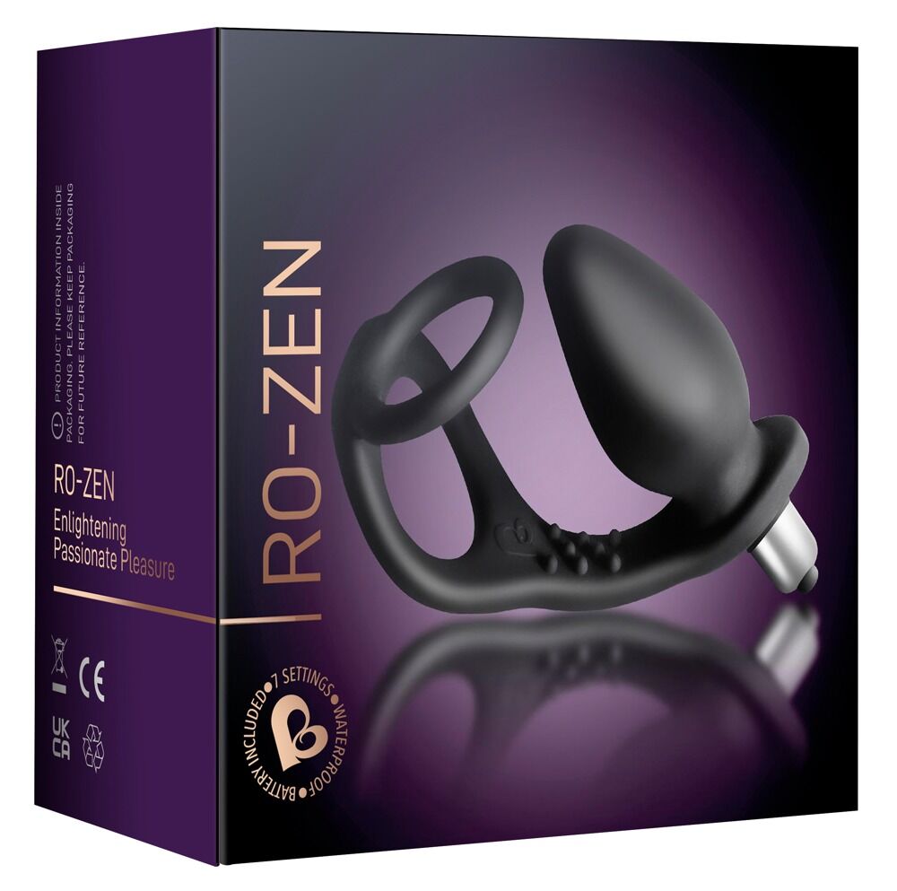 Penisring „RO-ZEN“ mit Vibro-Analplug