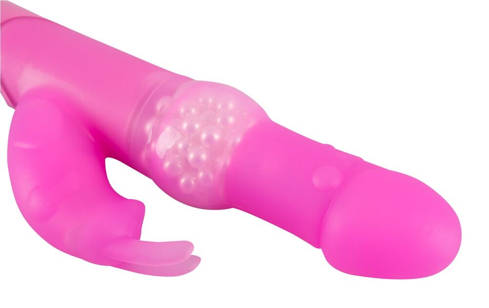 Rabbitvibrator „Pearly Rabbit“ mit rotierenden Massagekugeln