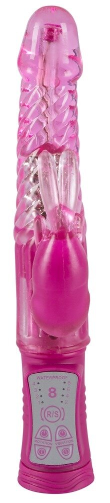 Rabbitvibrator „Sugar Babe“, 22 cm, mit 8 Vibrationsstufen und 4 Rotationsstufen