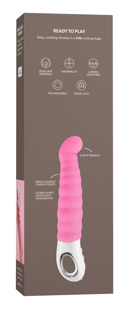 G-Punkt-Vibrator „Patchy Paul G5“, 22,2 cm, mit 6 Vibrationsstufen