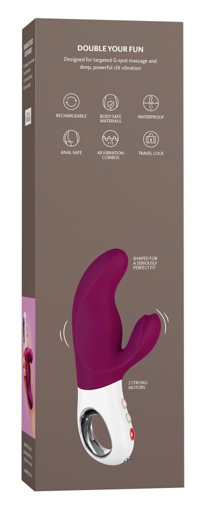 G-Punkt-Vibrator „Miss Bi“, 17,5 cm, mit 6 Vibrationsrhythmen