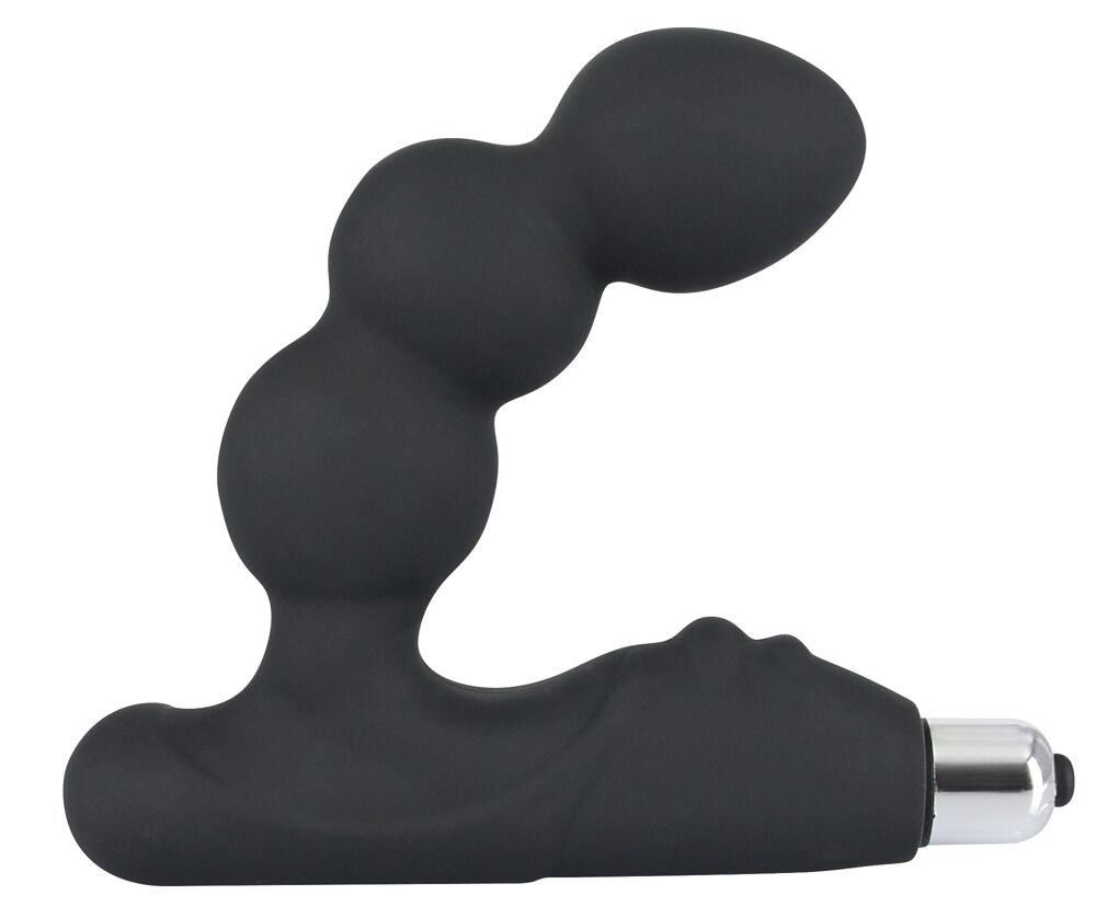 Prostatavibrator „Bead-Shaped Prostate Stimulator“, 14 cm, mit 3 Kugeln
