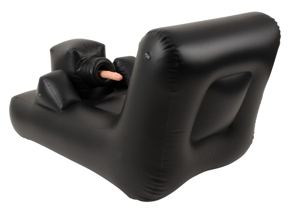 Sex-Liege „Dark Magic Thrusting Bed“ mit Stoßfunktion + 3 Vibratoren + Fußpumpe