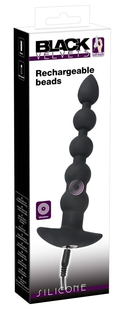 Analkugelkette „Rechargeable Beads“ mit 7 Vibrationsmodi