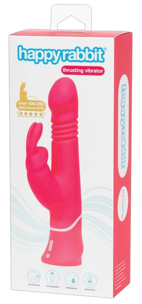 Rabbitvibrator „Thrusting Vibrator“ mit Stoßfunktion